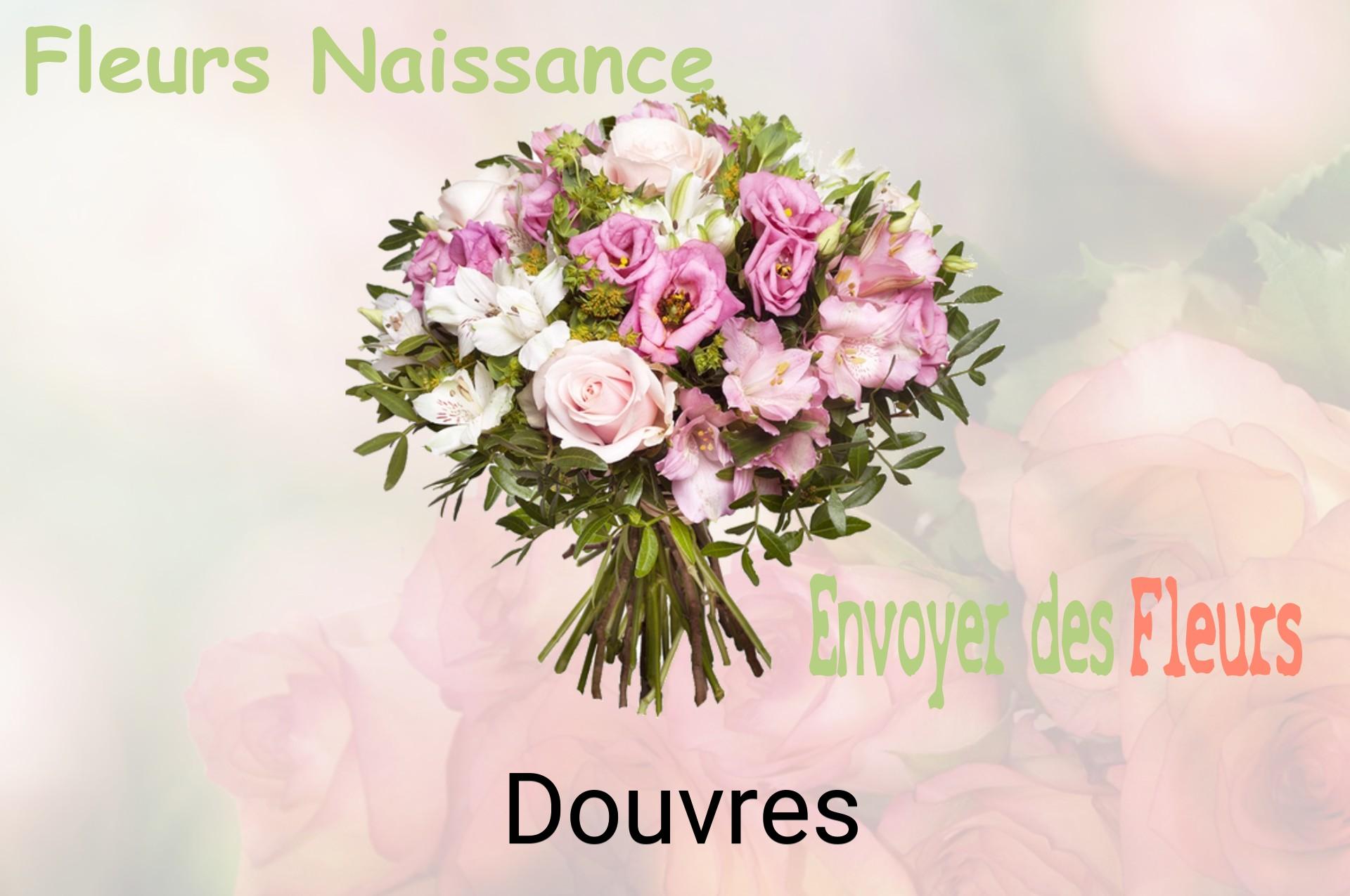 Bouquet de fleurs de naissance livré à Douvres